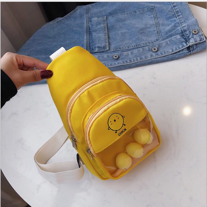 [HCM]Chéo Đeo Chéo Nam Nữ CHICK Chú Gà Con
