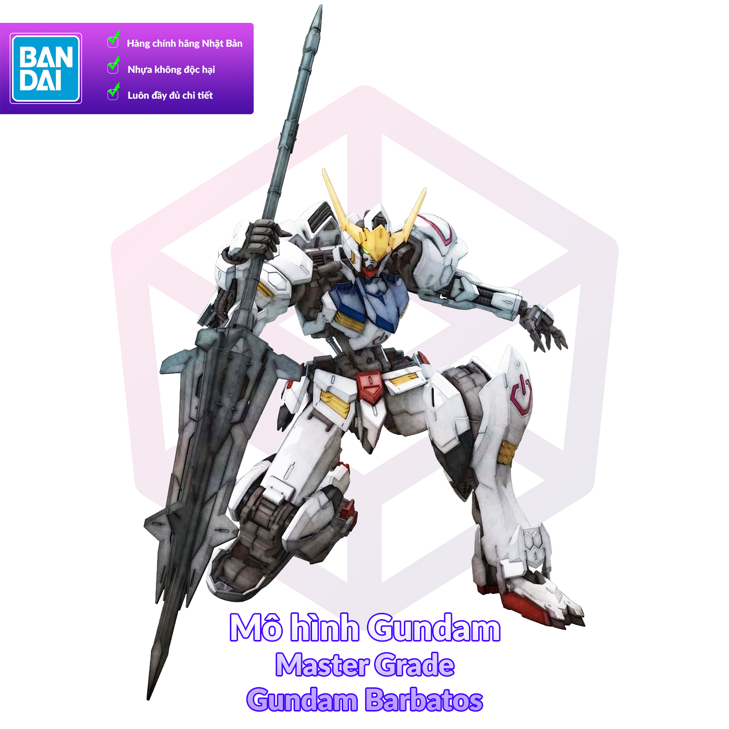 Mô Hình Gundam Bandai MG Gundam Barbatos 1 100 Iron-Blooded Orphans GDB BMG