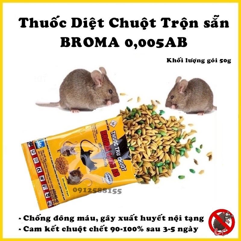 BẢ DIỆT CHUỘT SINH HỌC BROMA