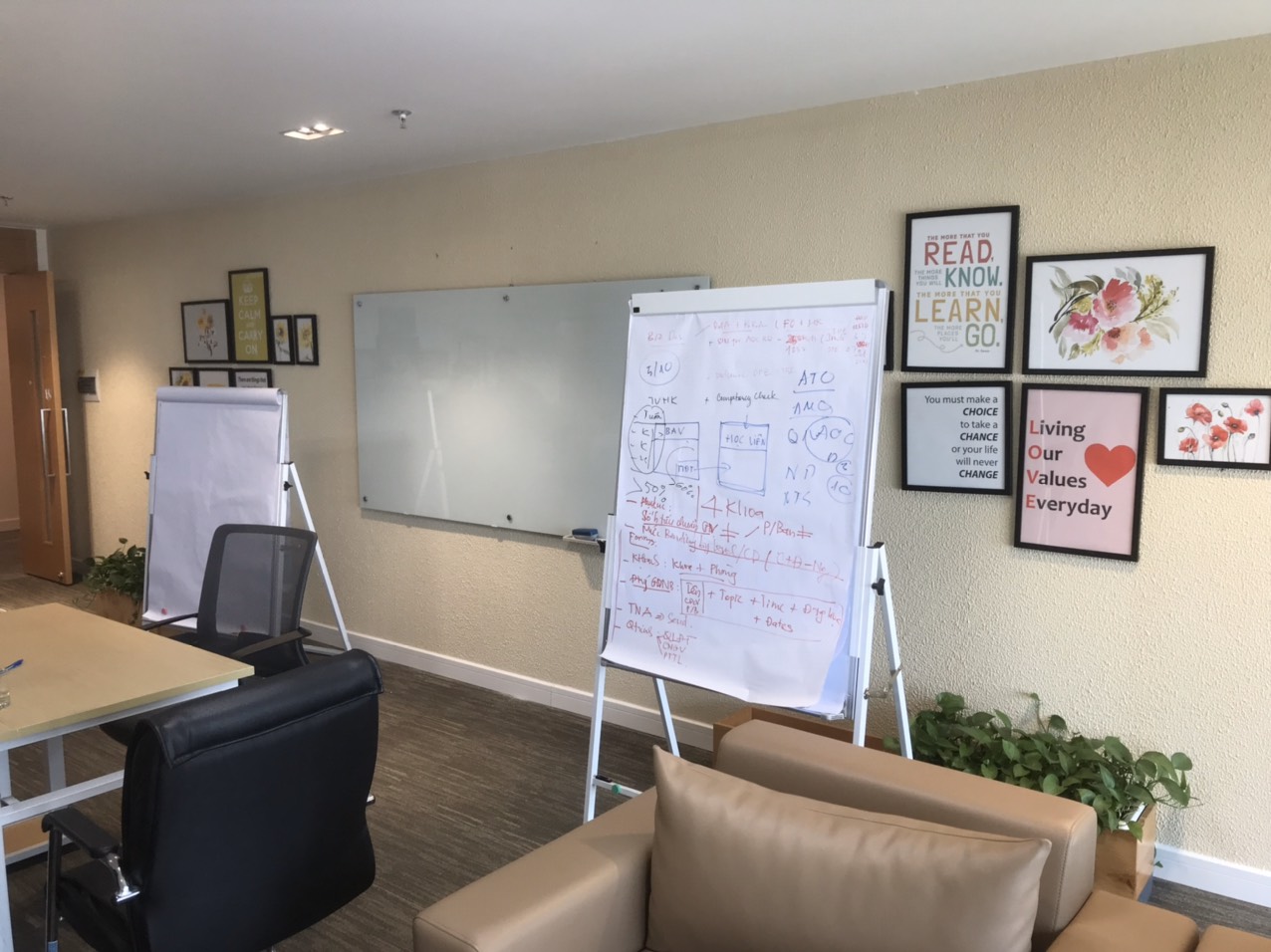 Bảng flipchart up side down - bảng hội thảo kẹp giấy