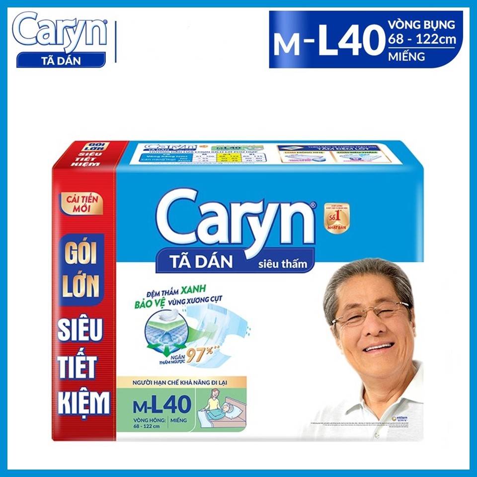 Tã Dán Caryn Size L Gói 40 Miếng