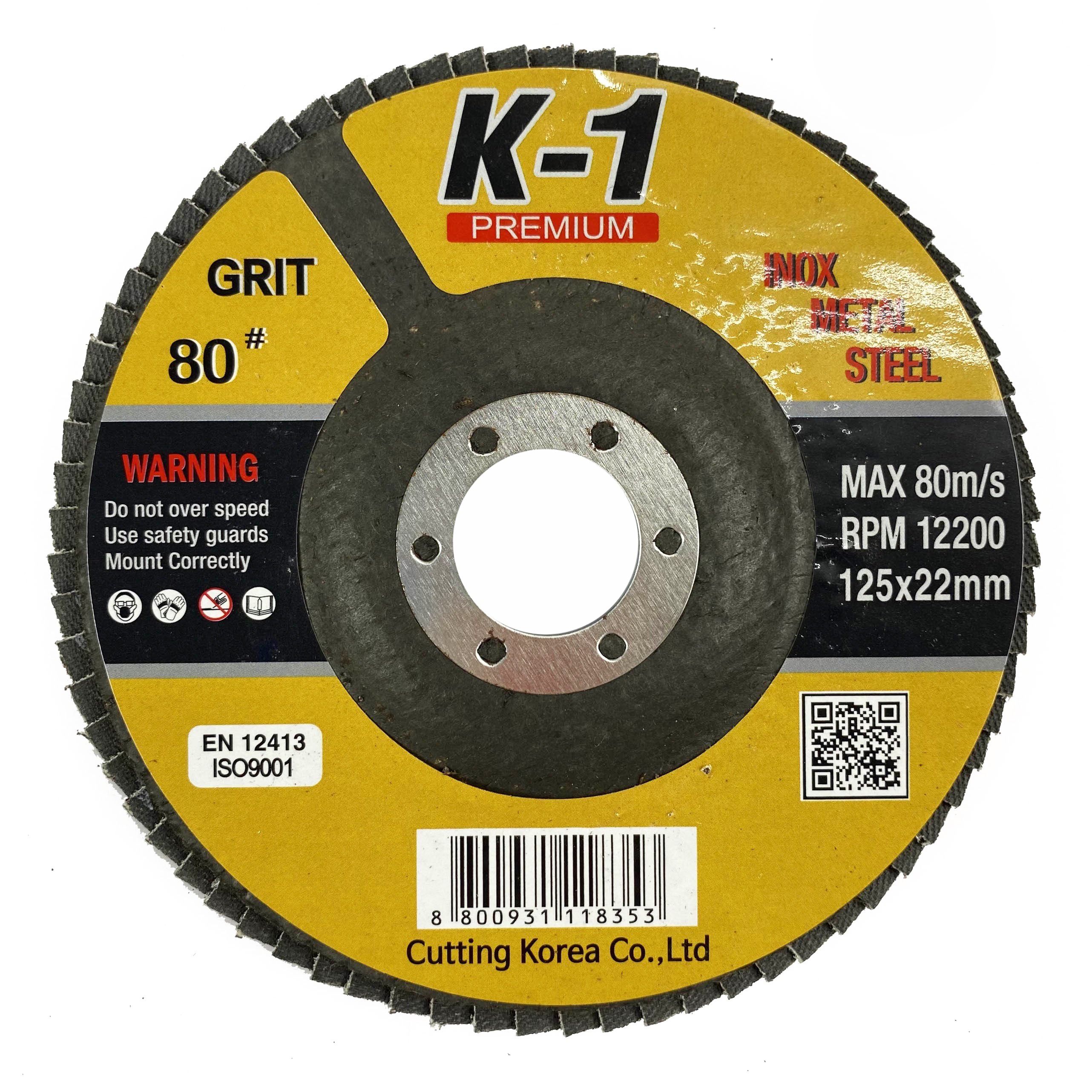 Đá nhám xếp D125 80# thương hiệu K1