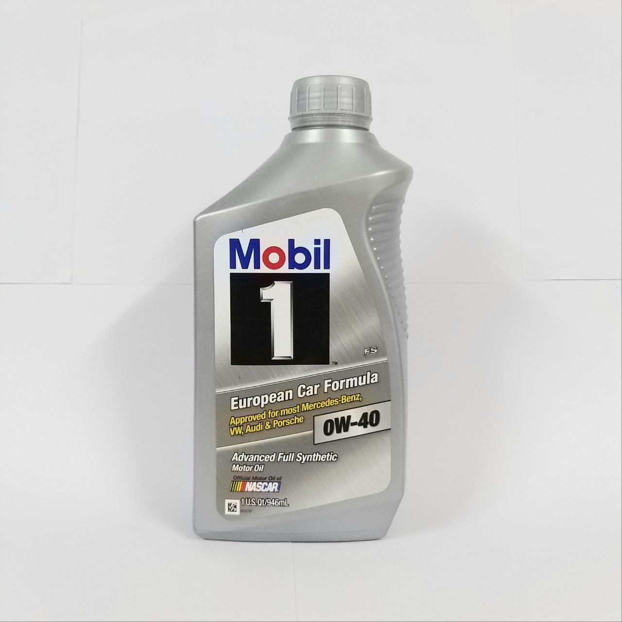 [HCM][MOBIL1 CAO CẤP] Nhớt tổng hợp cao cấp Mobil 1 SAE 0W40 Full Sythetic 1L (MỸ)