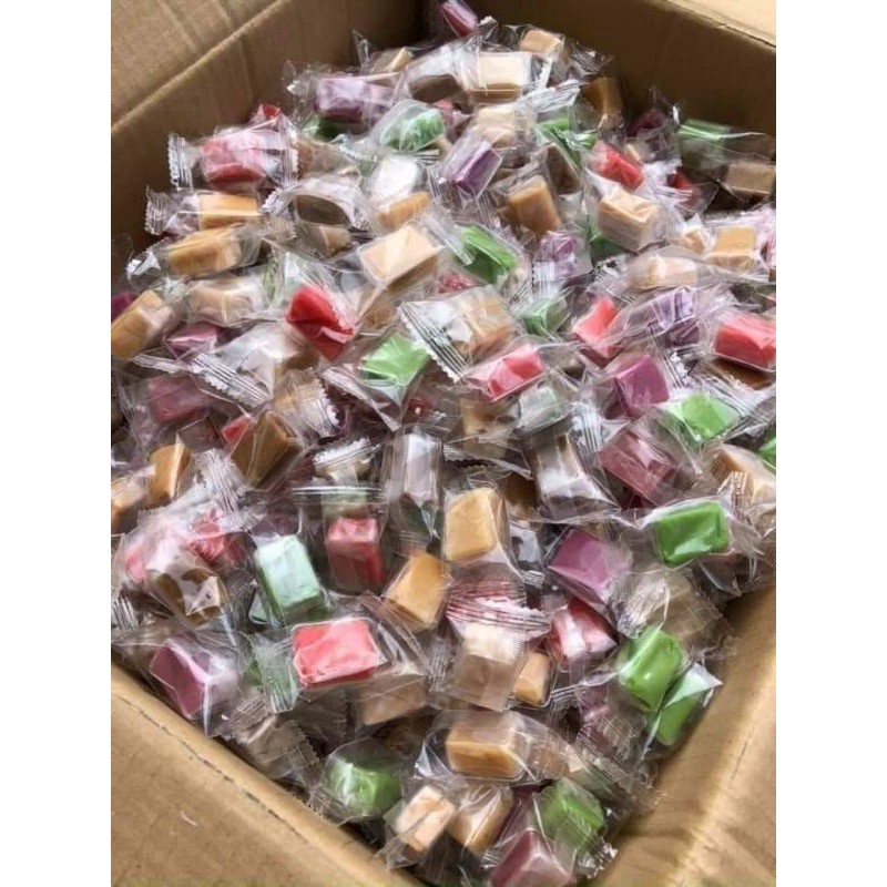 kẹo dừa mix nhiều màu 500g