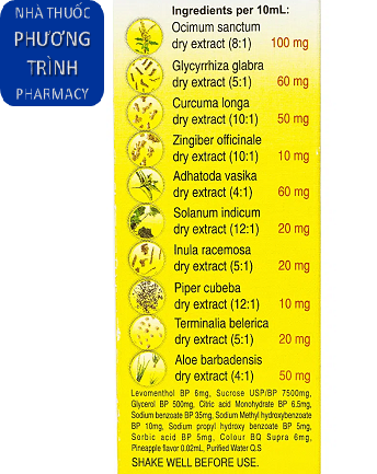 Siro H. o Thảo Dược Zecuf 100ml