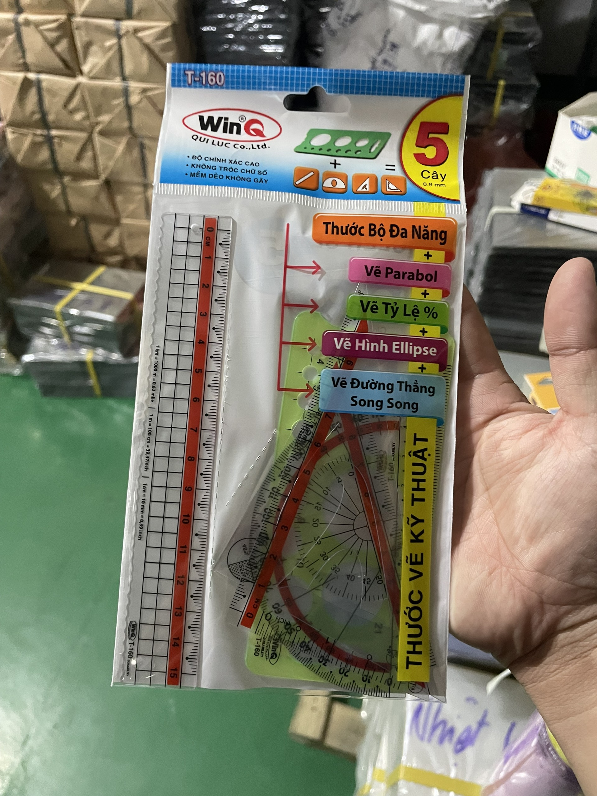 Thước Bộ Đa Năng 5 Cây Win T-160