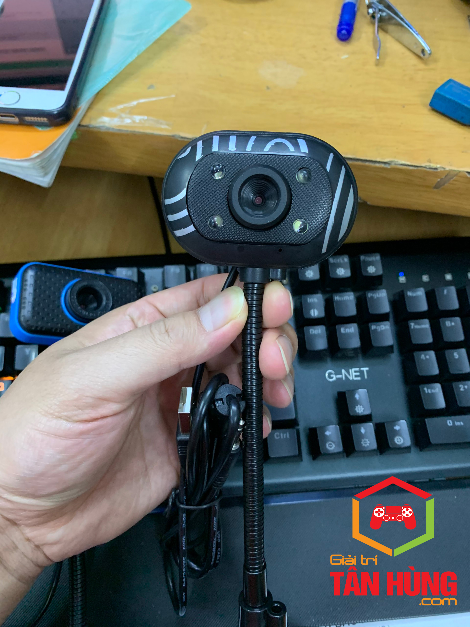 Webcam USB 2.0 kèm Mic cho Pc , Laptop