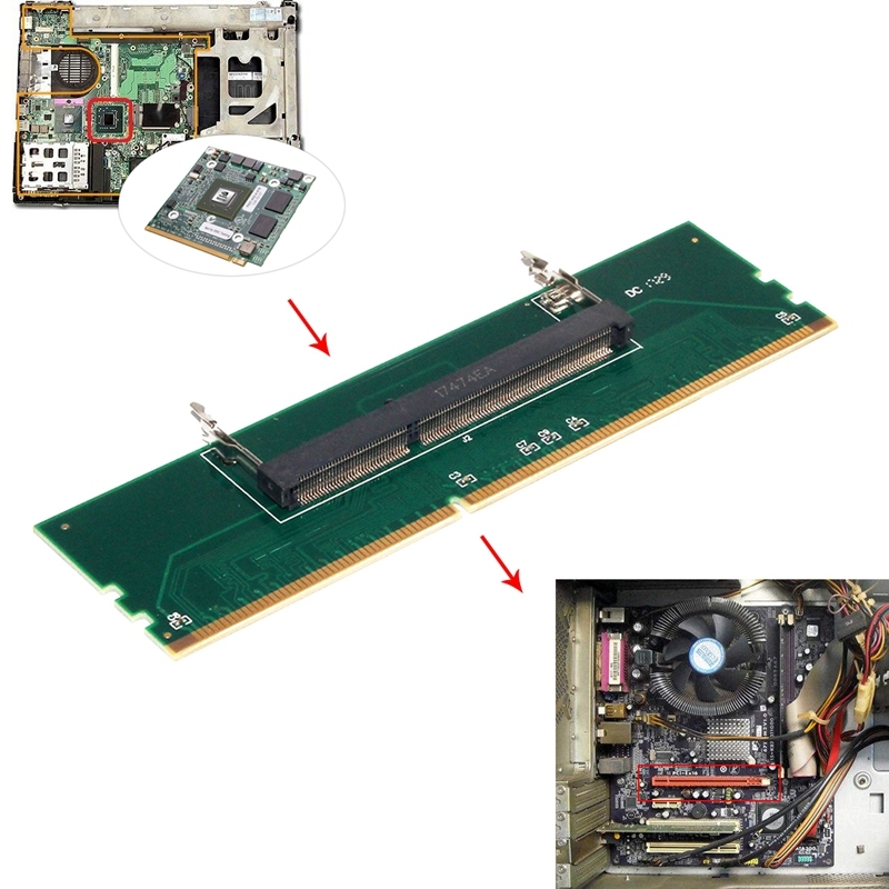 Bảng giá 1.5V DDR3 204 Pin Laptop SO-DIMM to Desktop DIMM Slot Memory Adapter Phong Vũ