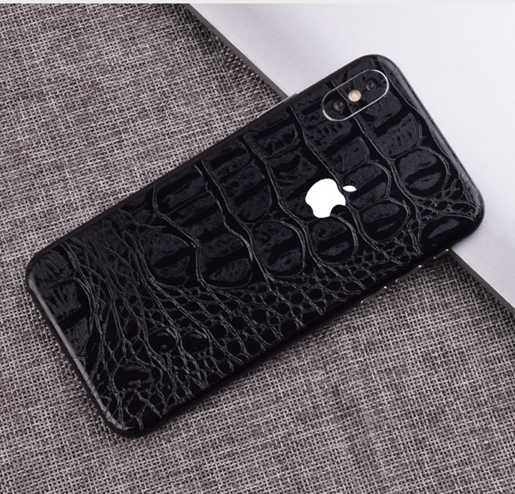 Miếng dán skin vân cá sấu iPhone 6/6s, 6/6s Plus, 7, 7 Plus, X/Xs