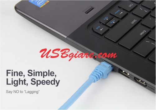 CÁP MẠNG 1M UTP CAT6 UNITEK Y-C809ABL