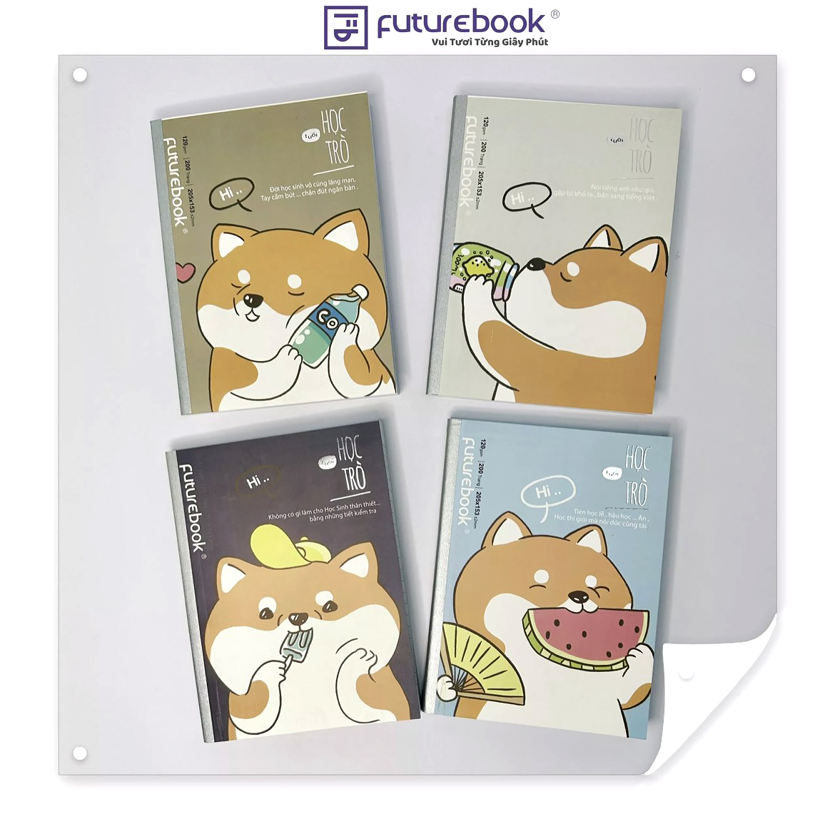 Tuoi hoc tro a5 highschool 2x2mm cross-section sewing bound notebook. planner office school supplies. futurebook stationery.