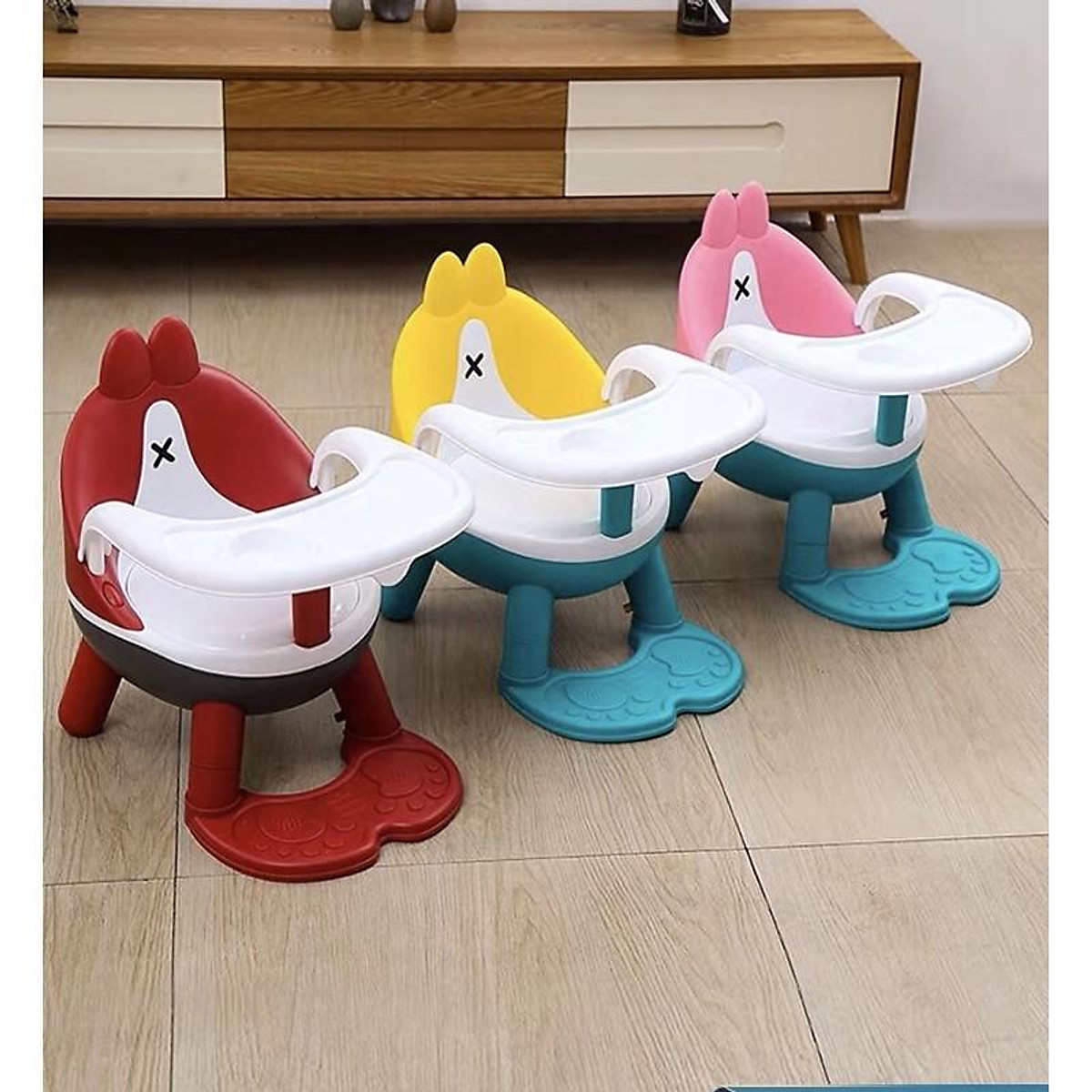 Ghế ngồi ăn cho bé hình heo Peppa / GẤU