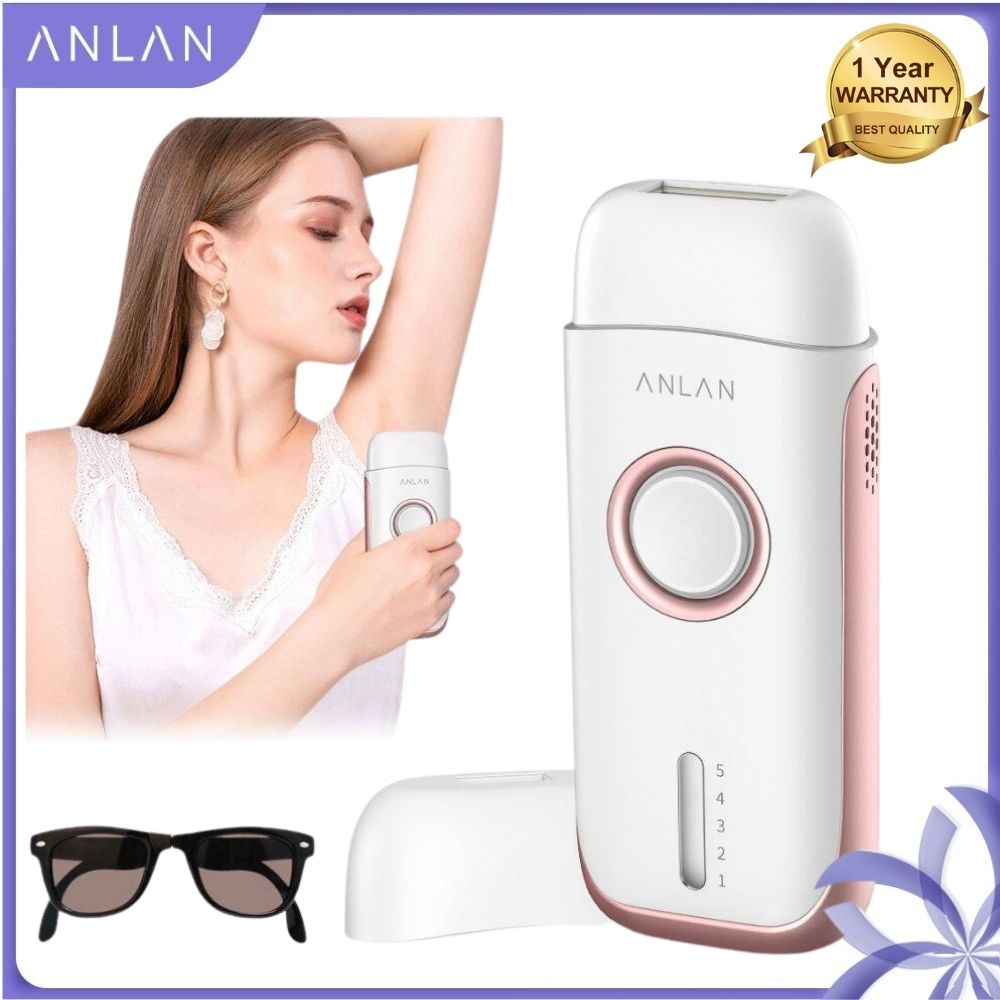ANLAN Máy Tẩy Lông IPL Máy Triệt Lông Bằng Laser Thiết Bị Tẩy Lông Không