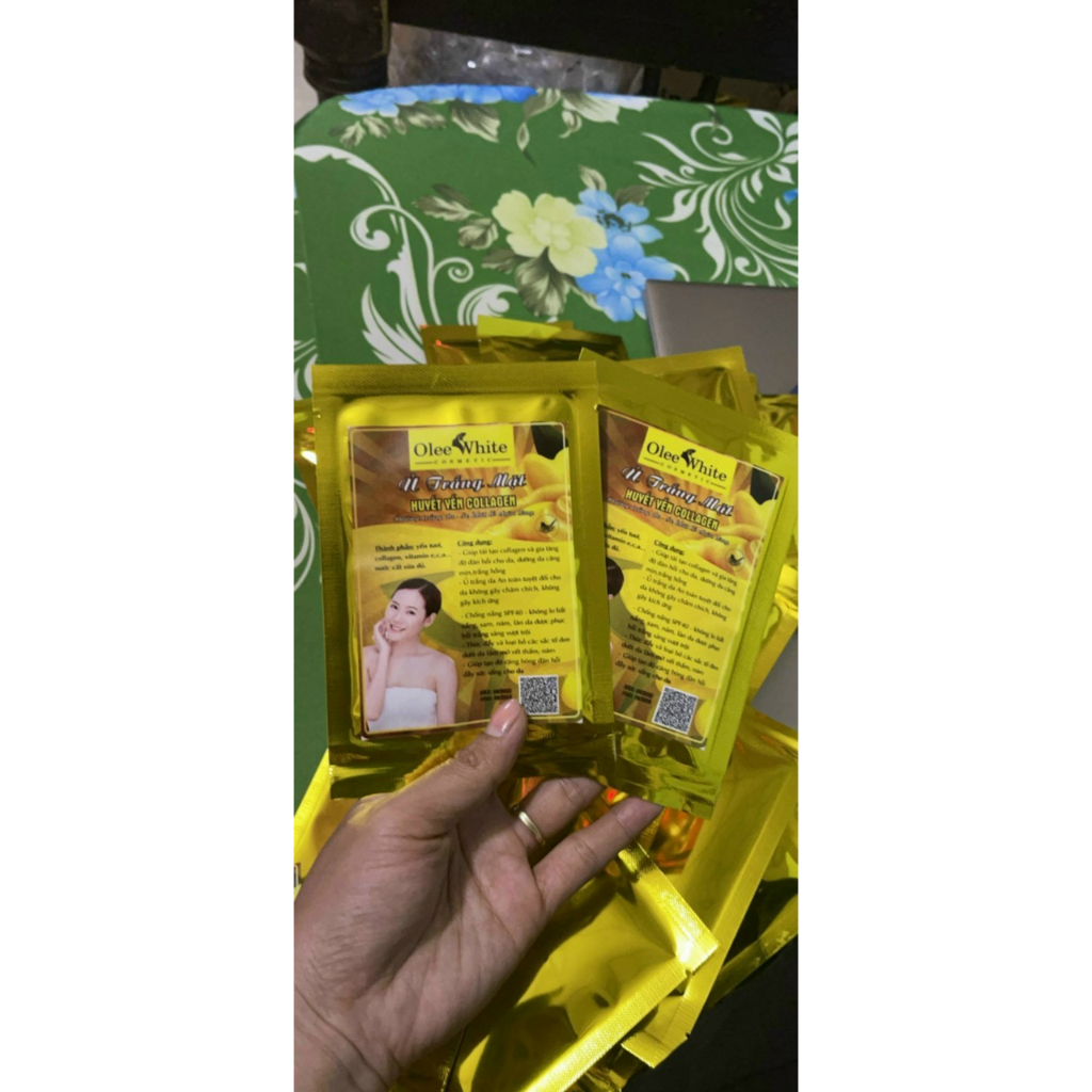 Ủ trắng face huyết yến Olee white