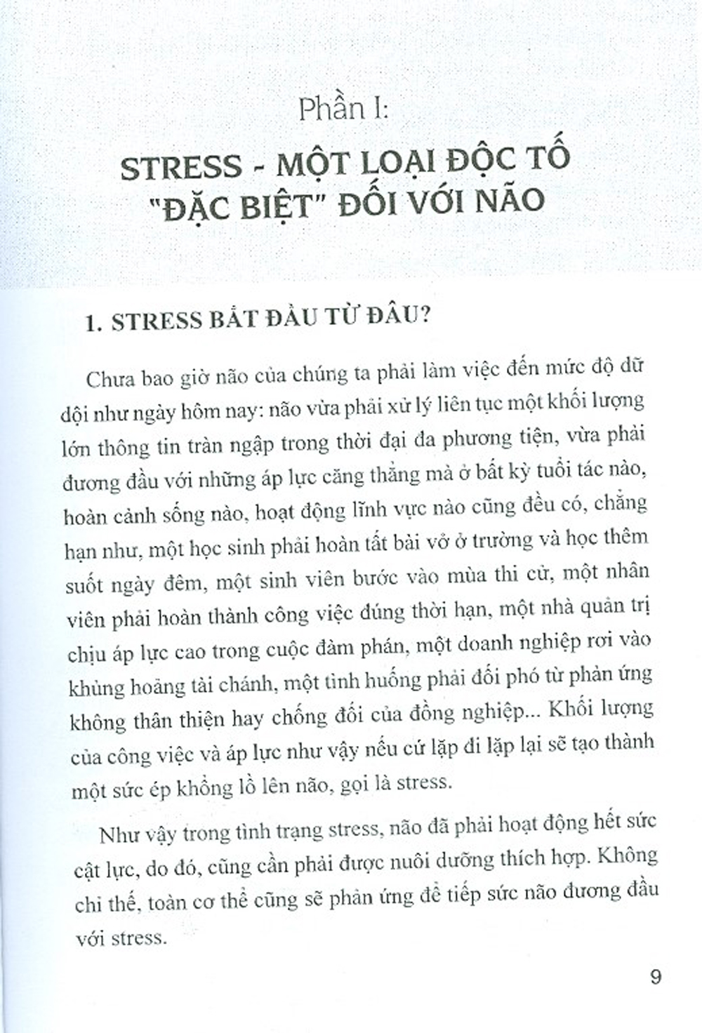 Chế Độ Ăn Bổ Trí Não Giảm Stress
