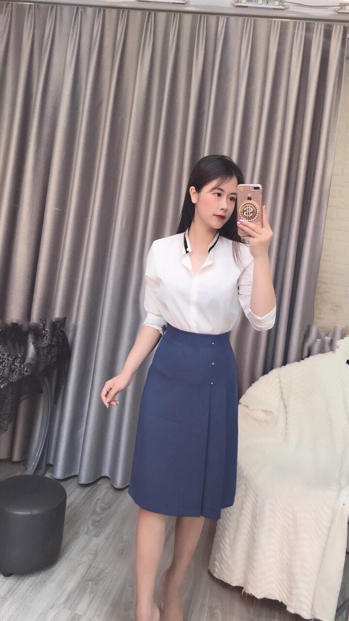 Chân váy công sở  - dáng xòe