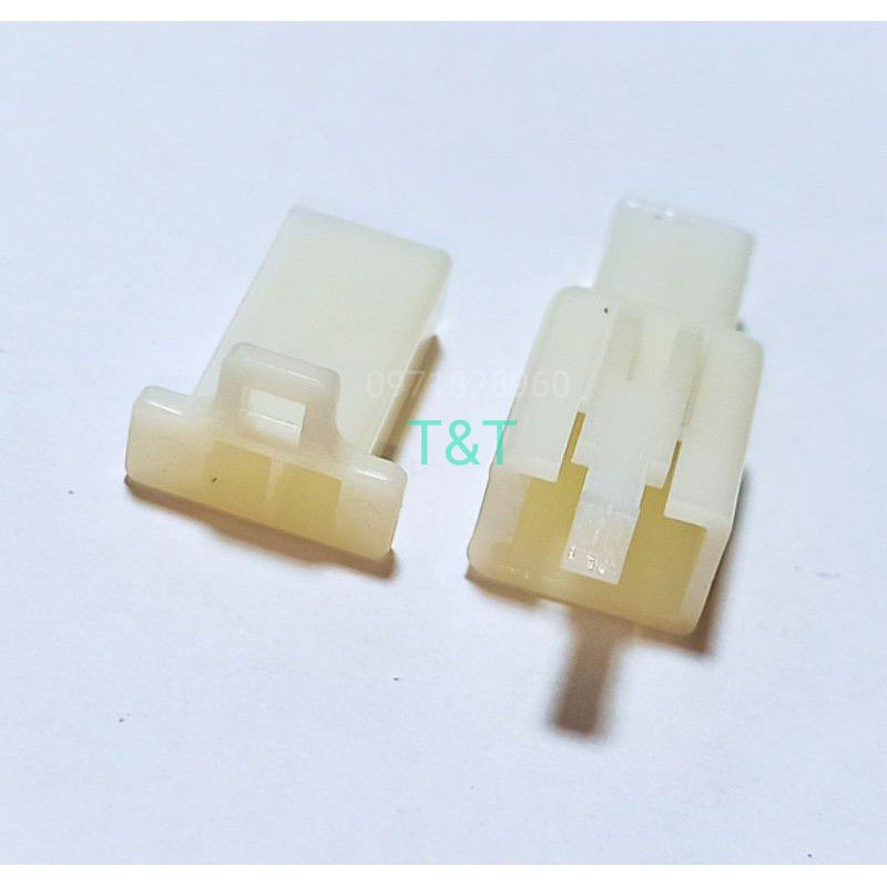 [HCM] 10 Bộ Giắc Nhựa 2P Cos 2.8( Chỉ nhựa)