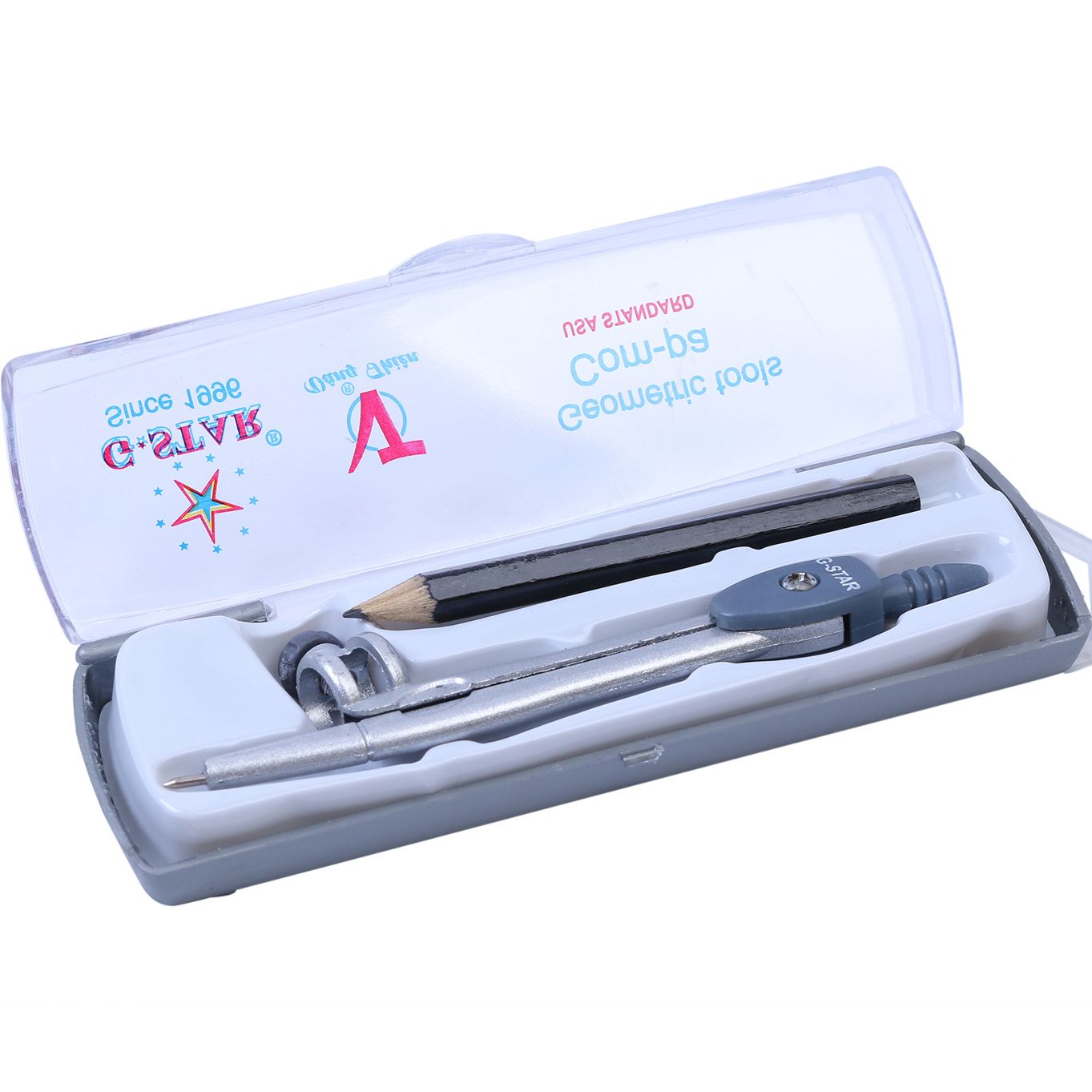 Compa chì gỗ Gstar U-112 bạc