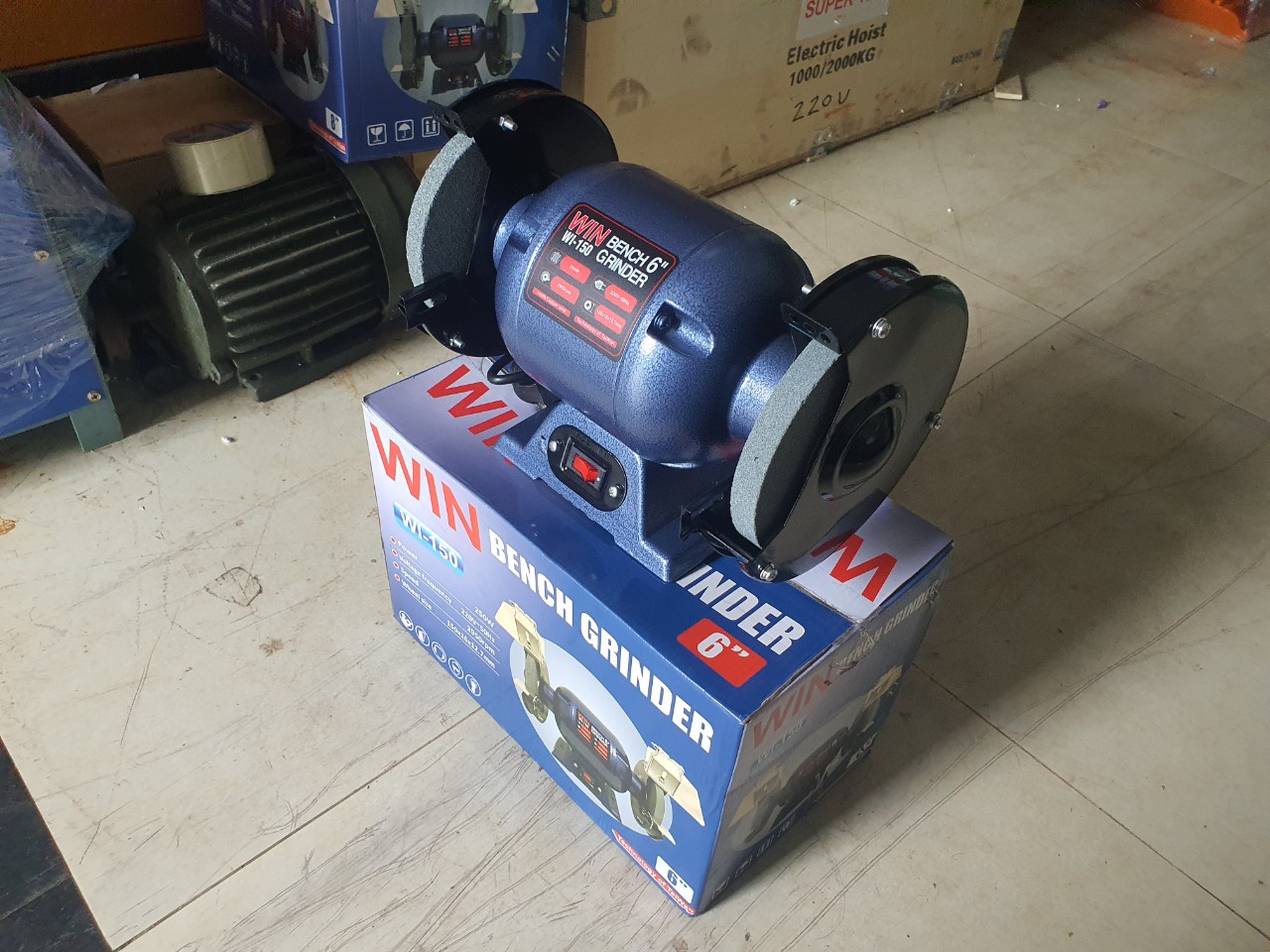 Máy mài hai đá WI-150 6" Bench Grinder