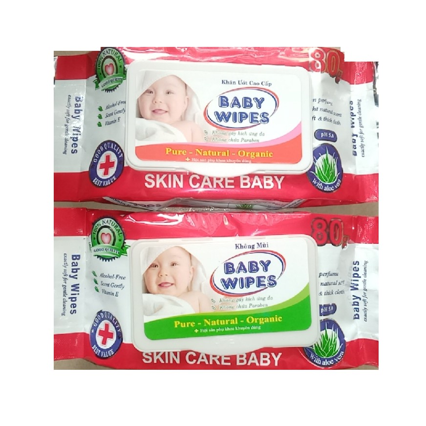 KHĂN GIẤY ƯỚT BABY WIPES