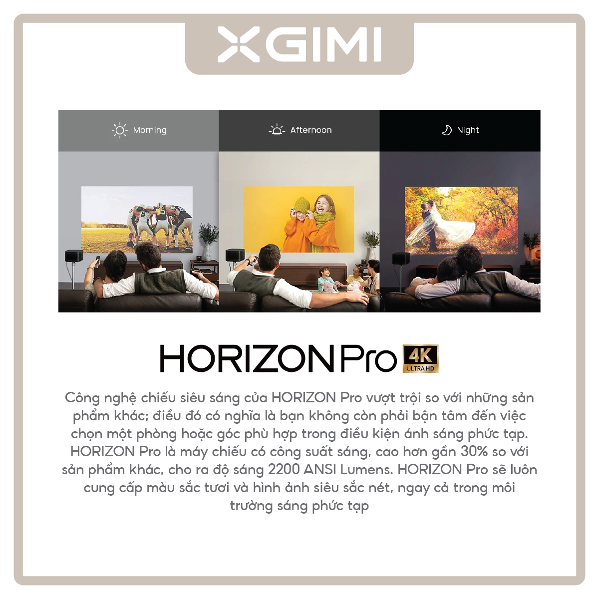 Máy Chiếu Thông Minh XGiMi Horizon Pro - Bản Quốc Tế
