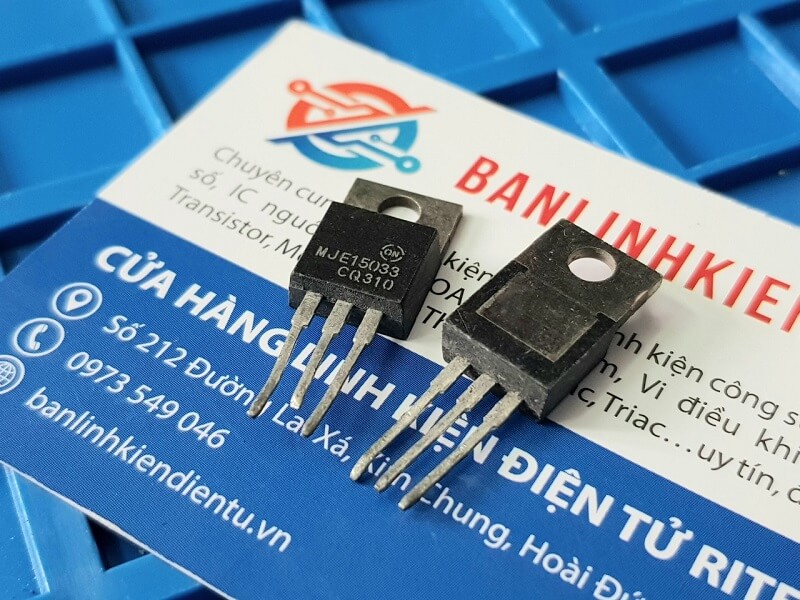 Mje15033g, mje15033 transistor pnp 250v-8.0a to-220 tháo máy zin
