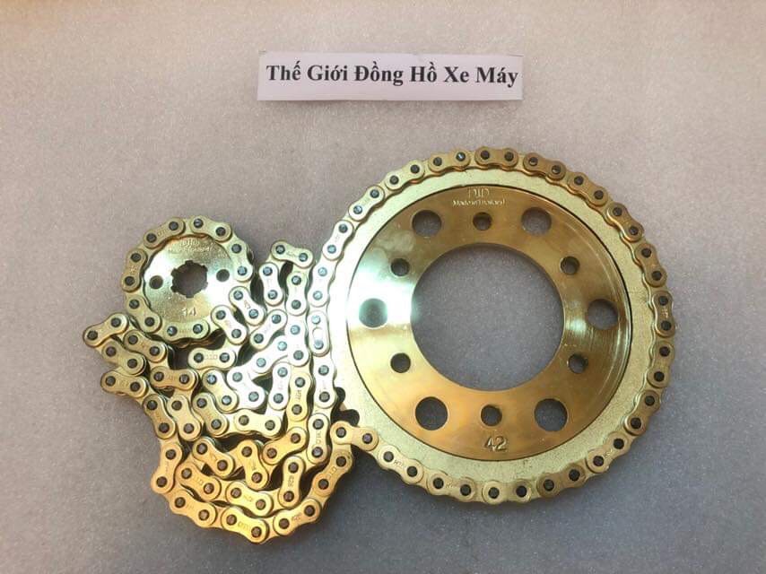 Nhông sên dĩa vàng did cho exciter 150