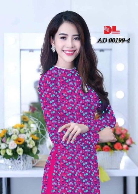 [HCM]Vải áo dài hoa nhí