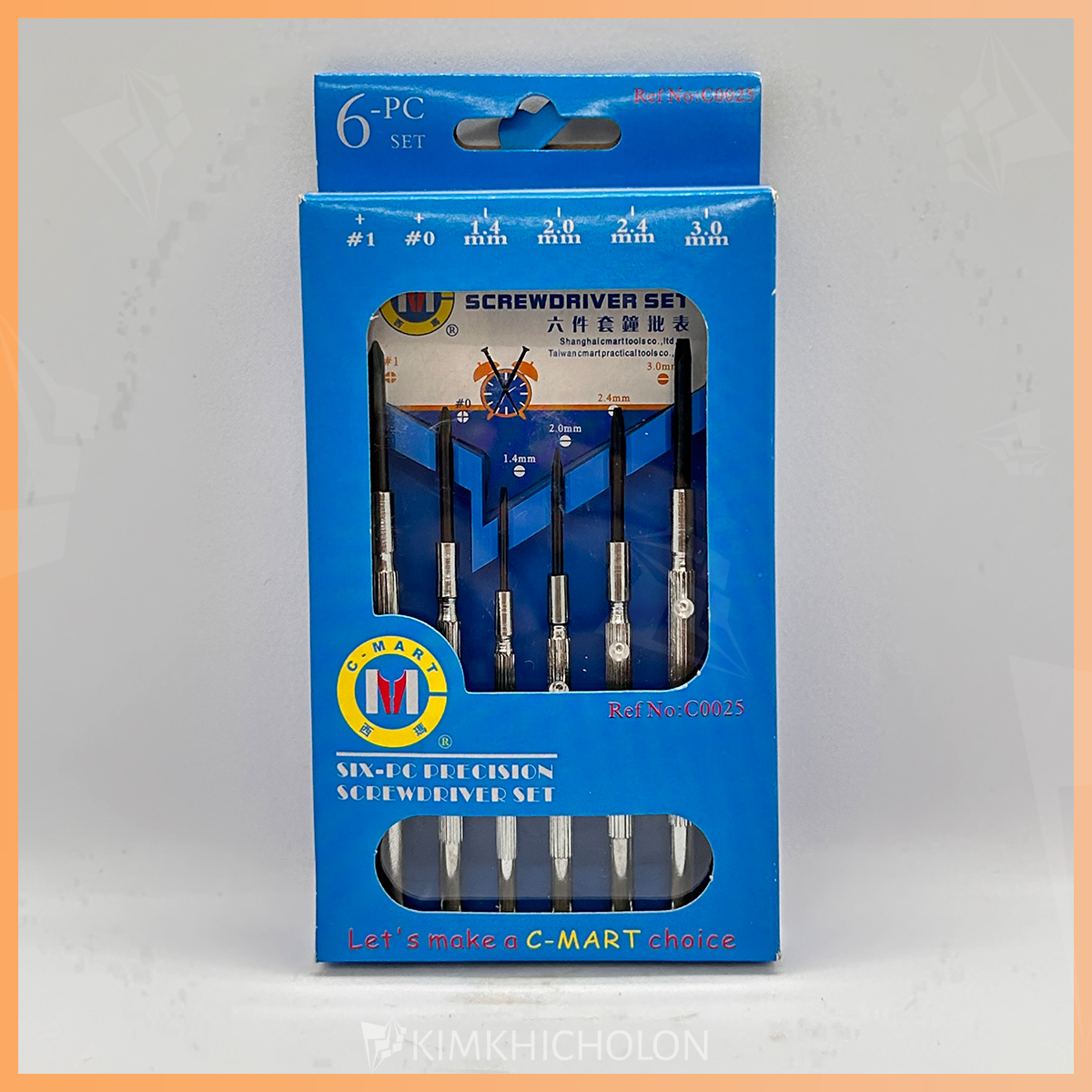 Bộ Vít Sửa Điện Tử 6 Chi Tiết C-Mart C0025