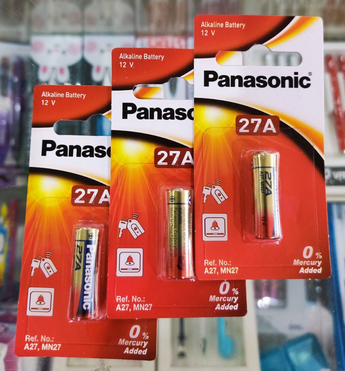 PANASONIC 23A/27A Pin Alkaline 12V.