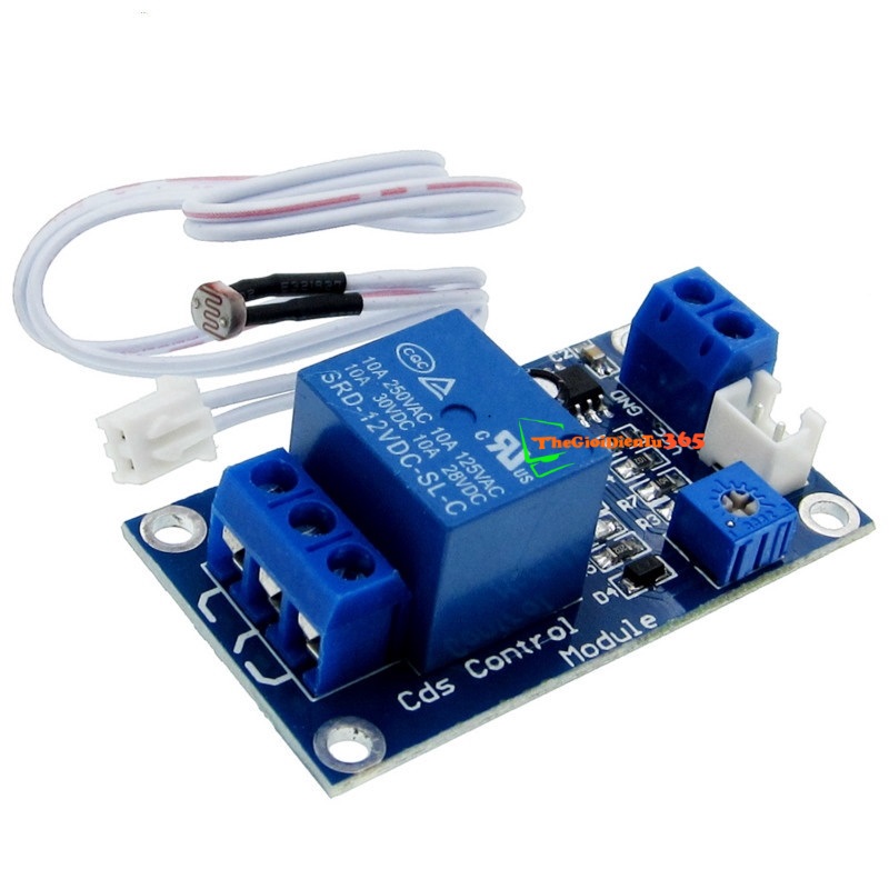 Mạch cảm biến ánh sáng 1 relay 12v xh-m131