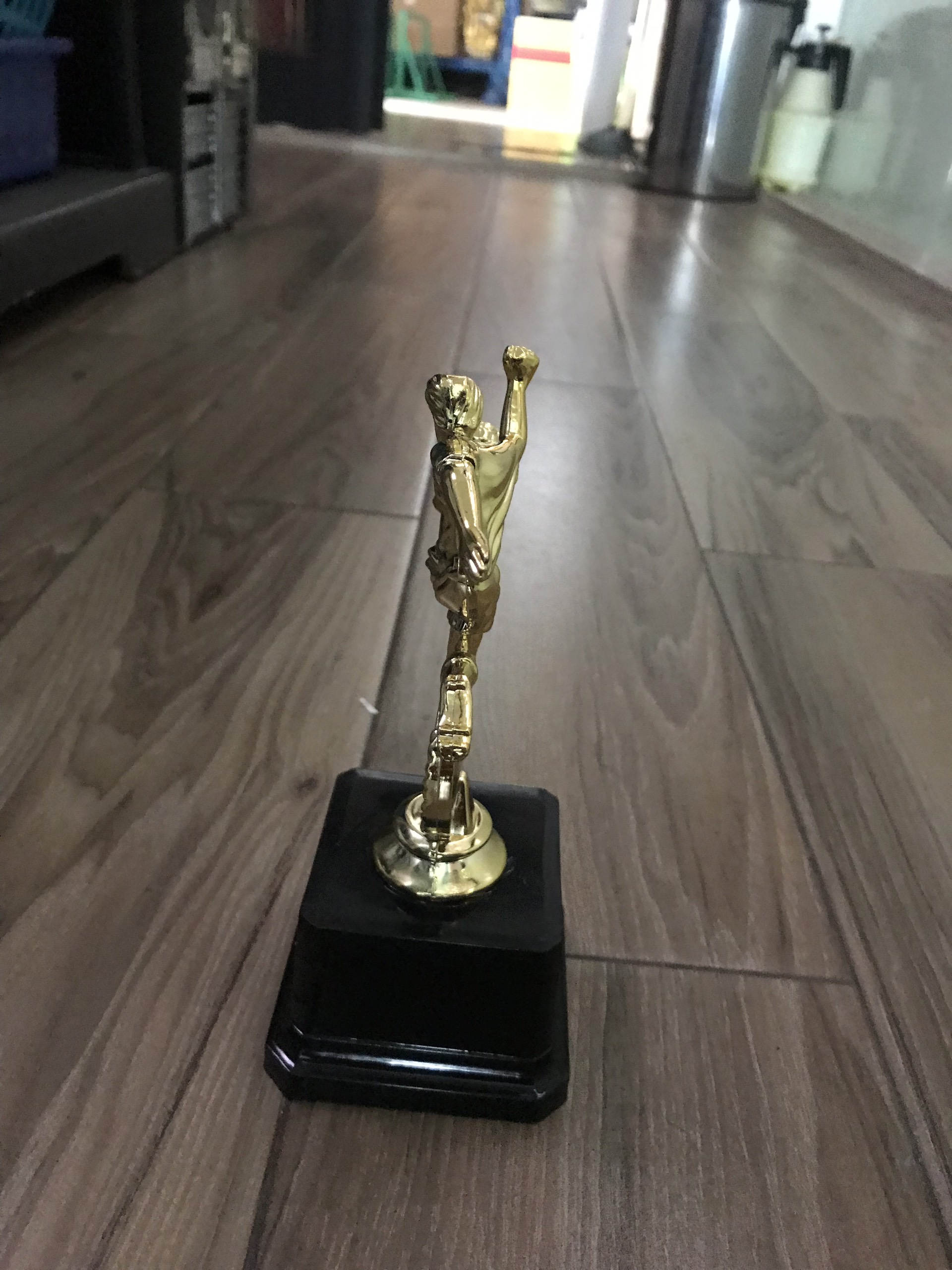 Cup thể thao  bóng đá bằng nhựa (vàng)