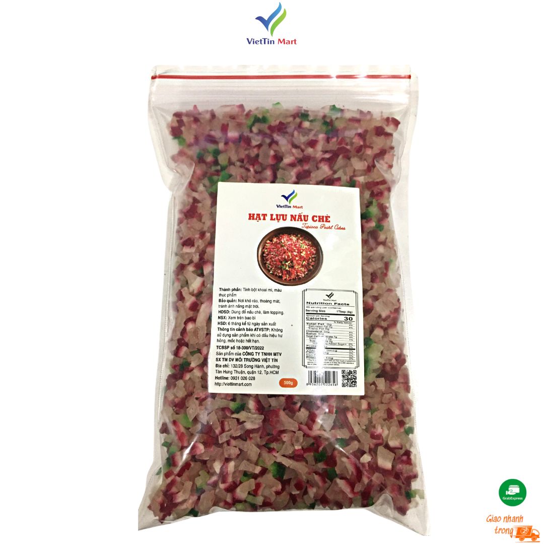 Hạt lựu khô nấu chè 500g - Viettin Mart