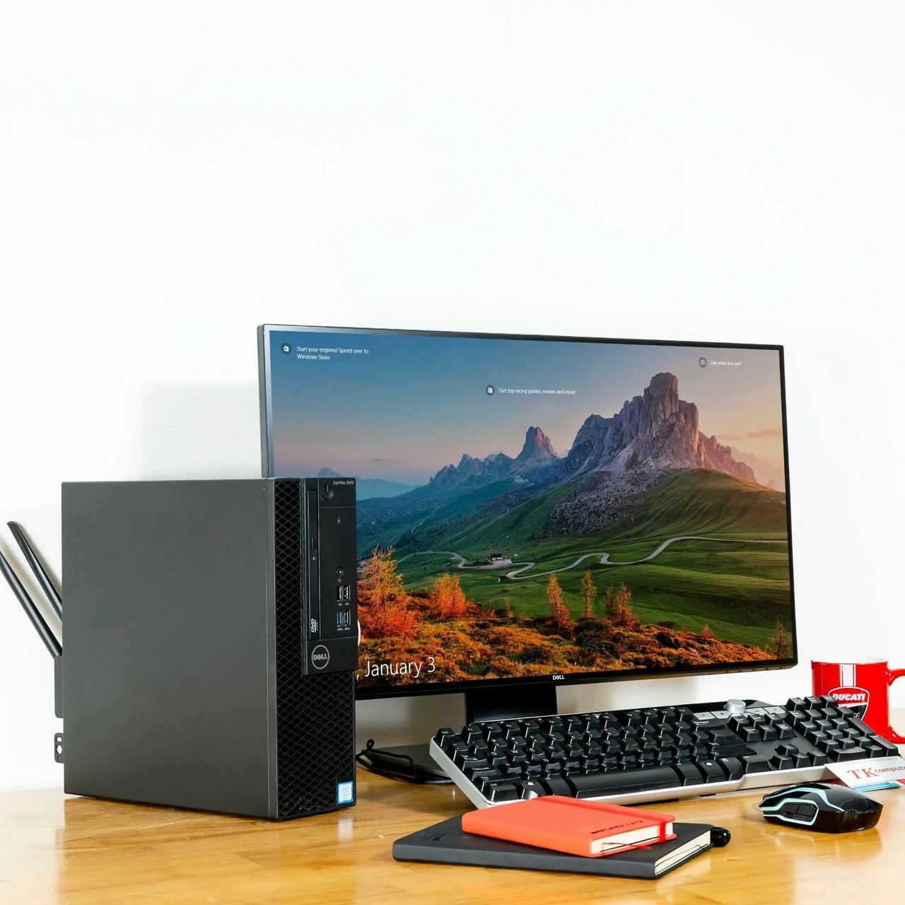Bộ Máy Tính Đồng Bộ Dell 🎁Âu Cơ Store🎁 Case PC - Đồng Bộ Dell - Dell Optiplex 7040, CPU Core i7 6700/8Gb/SSD 240G , Dell 22 Wide led - Bảo hành 12T