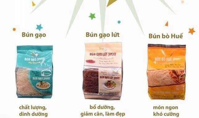 BÚN GẠO LỨT JIMMY 250g
