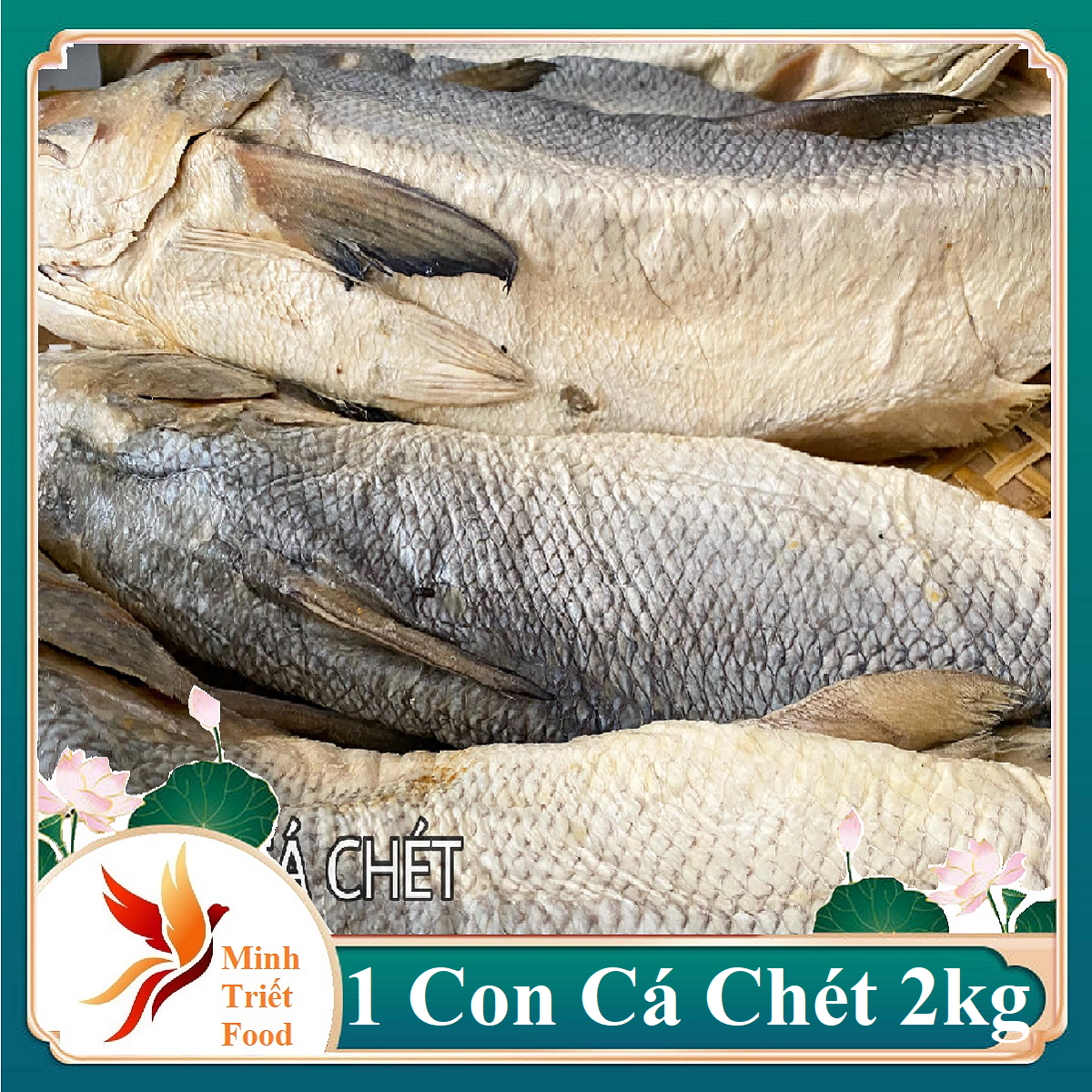1 con cá chét 2 kg -khô cá chét cà mau thịt thơm loại con vừa chất lượng dùng làm cơm cá mặn