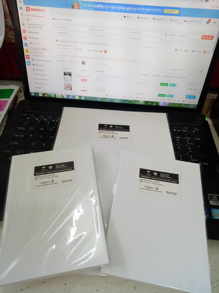 4 tập giấy ảnh sapphire A4