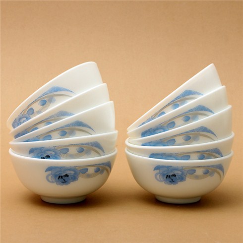 Bộ 10 chén ăn cơm , nước chấm kích thước 11cm tráng men cao cấp