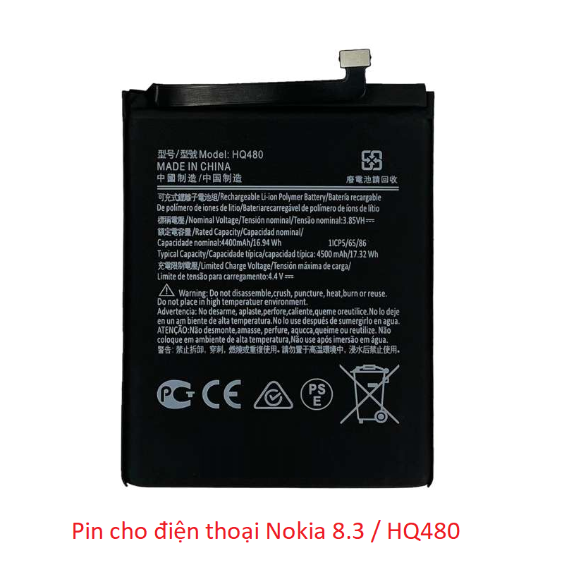 Pin cho điện thoại nokia 8.3 / hq480