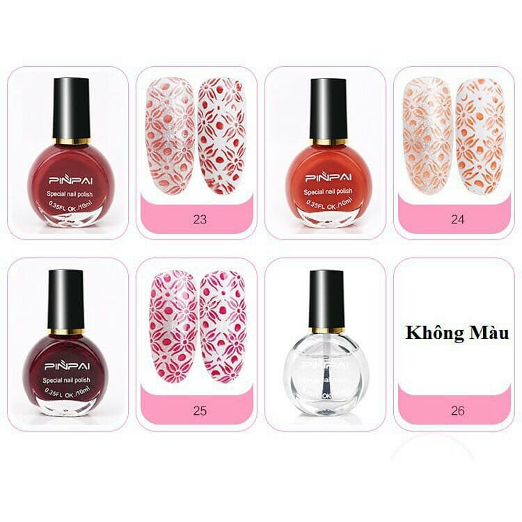Sơn in vẽ móng chuyên dụng PinPai