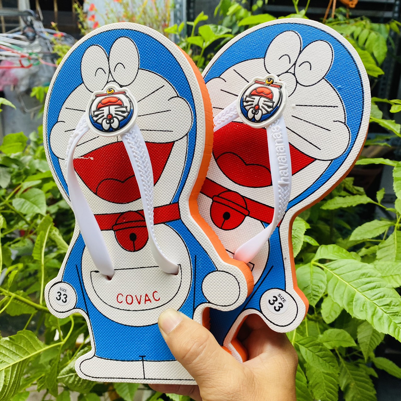 [HCM]DÉP NỮ XỎ NGÓN DOREMON DỄ THƯƠNG