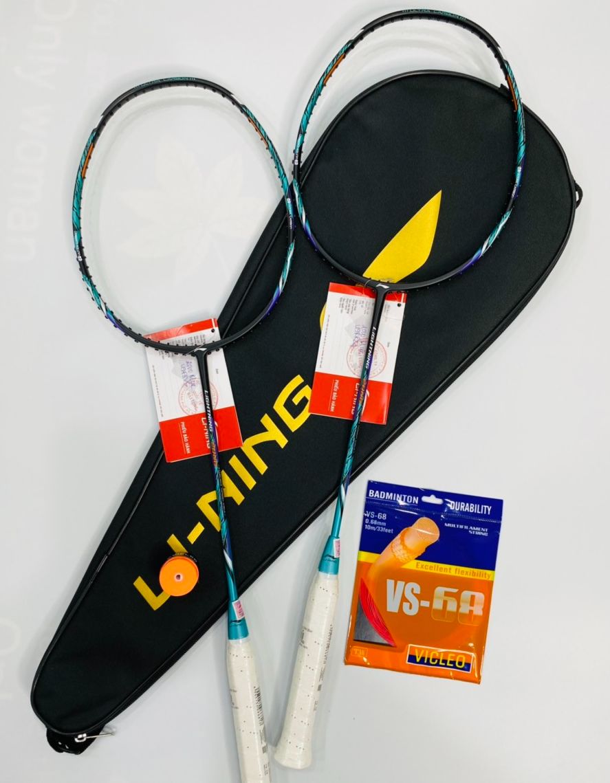 [Chính Hãng] Vợt Cầu Lông Lining 2000 Bule Tặng( Quấn Cán + Công Căng Vợt + Bao Đựng Vợt )