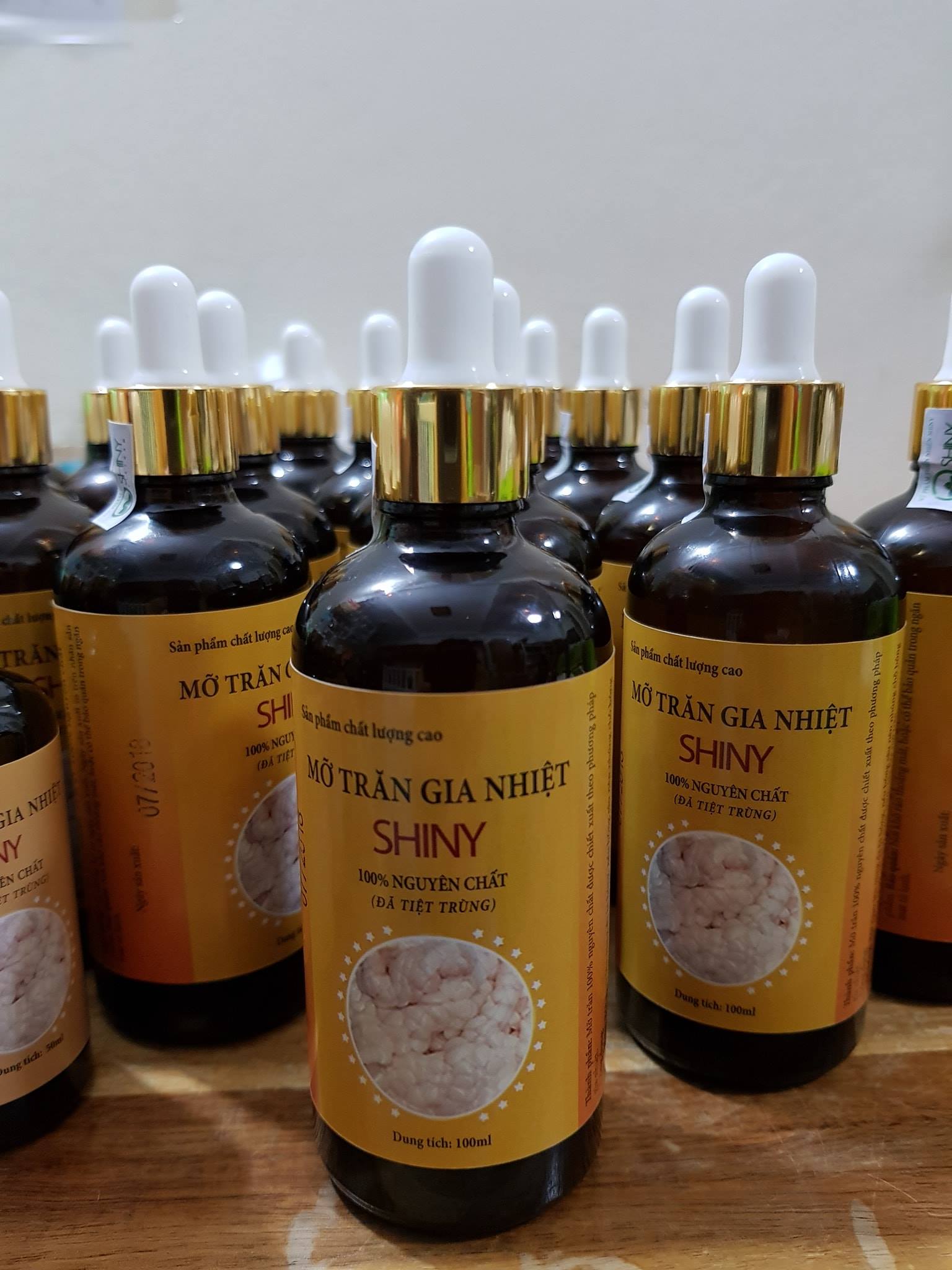 Mỡ Trăn Gia Nhiệt SHINY Nguyên Chất 100%.