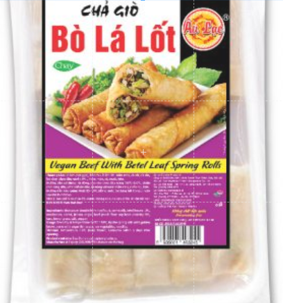 Chả giò bò lá lốt chay âu lạc 250g