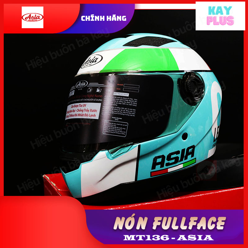 Nón bảo hiểm fullface MT136 - ASIA HELMET