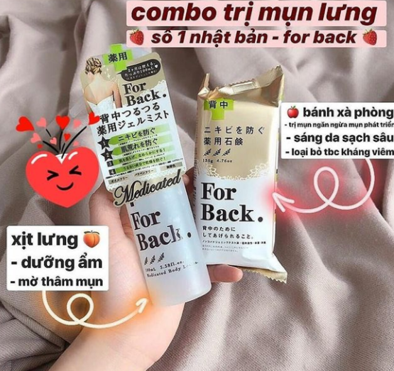 Xà phòng hỗ trợ giảm mụn lưng For Back 135g