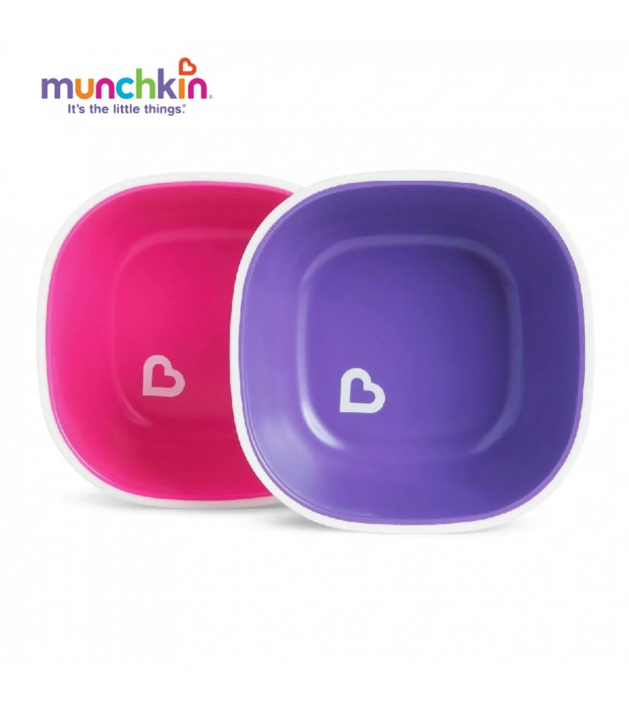 BỘ 2 BÁT CHỐNG TRƯỢT MUNCHKIN (HỒNG-TÍM)