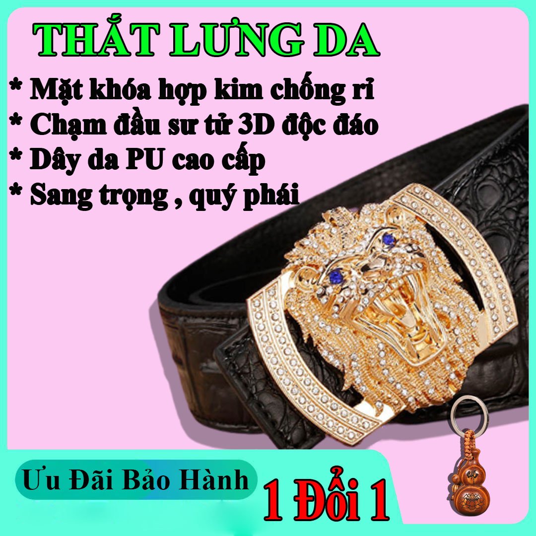 Thắt lưng nam M12 - Mặt Đính đá bền đẹp - da PU dây dài 1m2 - Khóa cài - Đầu khóa làm bằng hợp kim Chống Xước - phong cách trẻ trung lịch lãm sang trọng -Quà tặng hấp dẫn