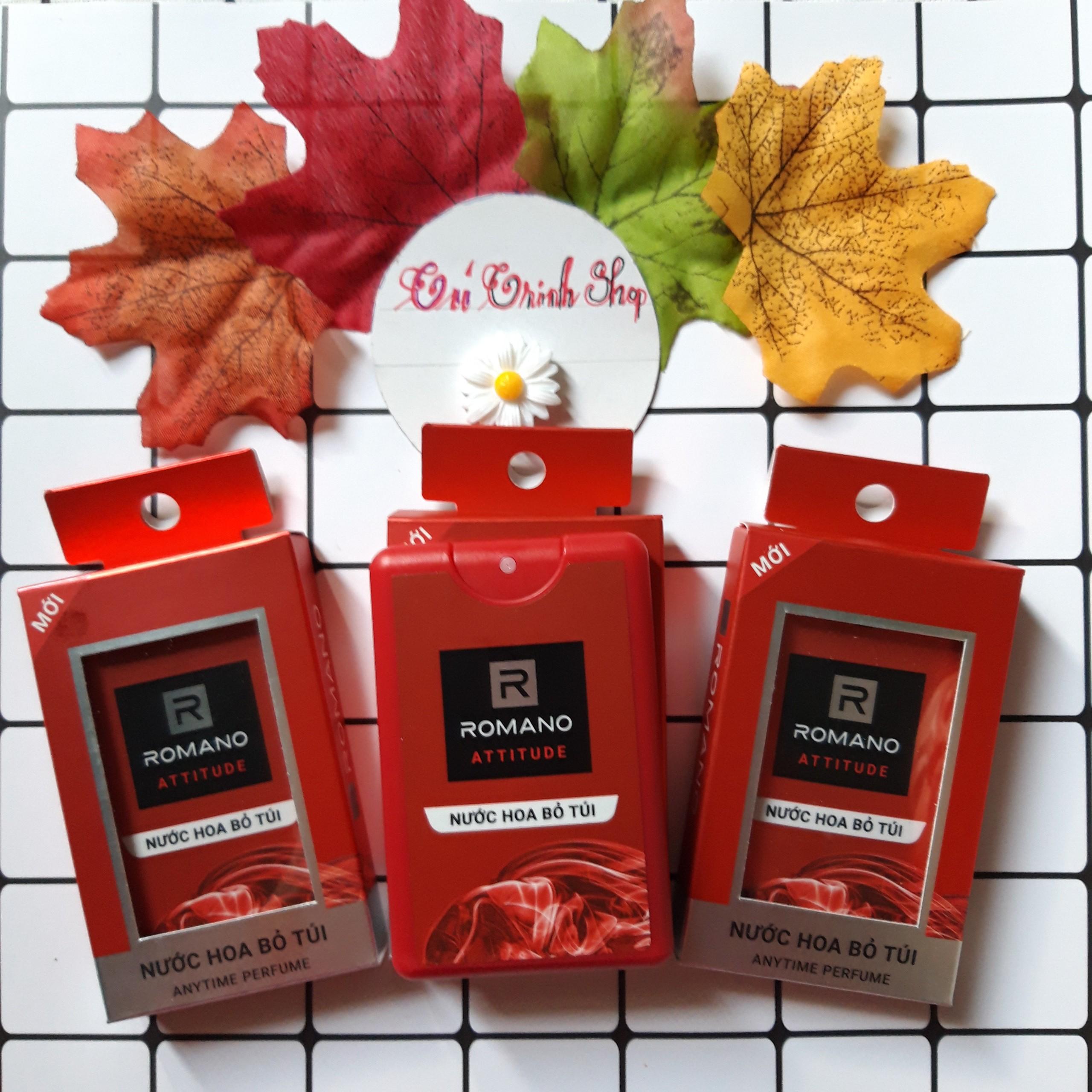Nước Hoa Bỏ Túi Romano (18ml)-Màu Đỏ