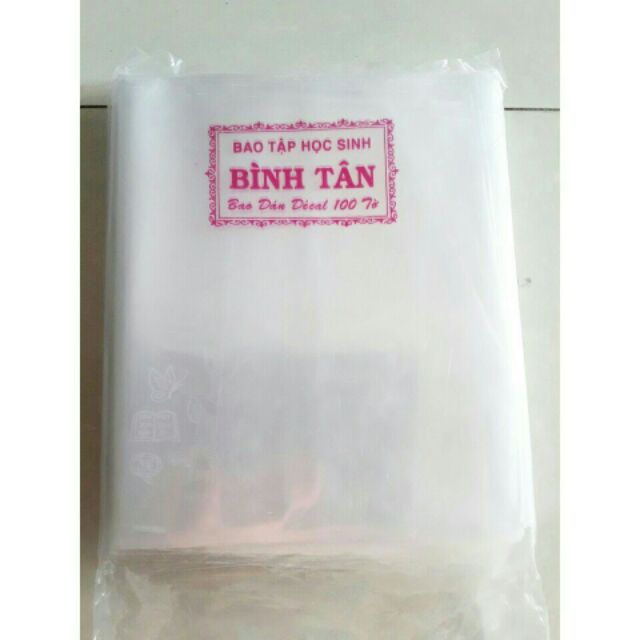 [HCM]Bao sách bao tập siêu dày(1 xấp 10 cái)